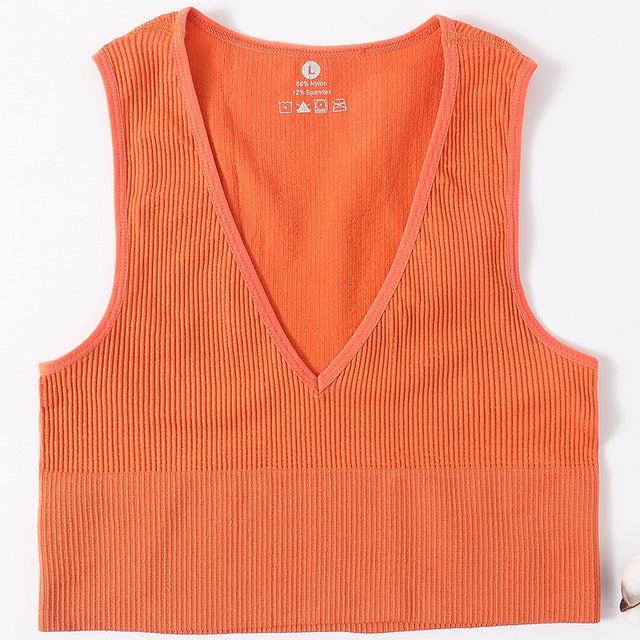 Crop Top Women Vintage Seamless Underwear Crop Top Women Vintage Seamless Underwear